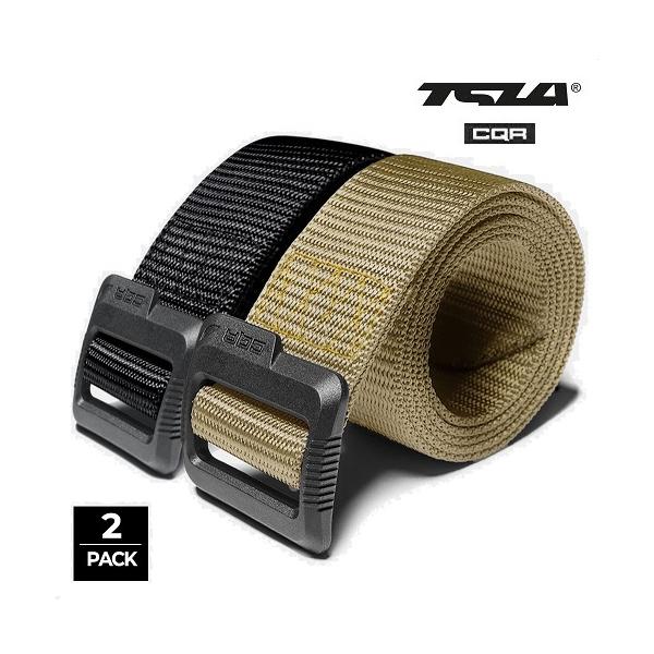 NEW タクティカルベルト メンズ 2本セット 軽量 ナイロン素材 登山 サバゲー アウトドア 作業用 バックル CQR MZT24 爆買