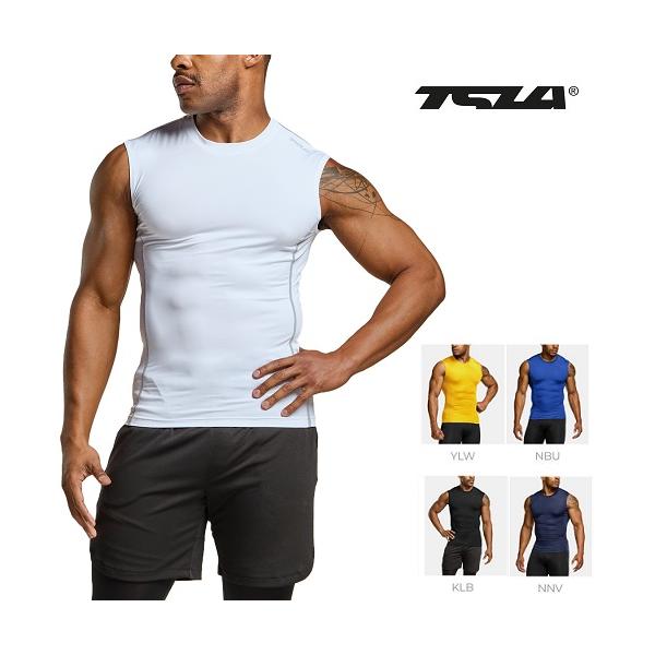 (テスラ)TESLA スリーブレス ラウンドネック [UVカット・吸汗速乾] 高機能コンプレッション クールギア ドライ パワーストレッチ アンダーウェア R15-BKRZ MUA05あらゆるスポーツシーン、オールシーズン対応ストレッチ性に...