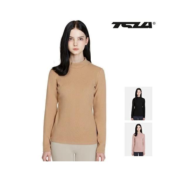 レギュラーフィット レディース 長袖 シャツ特殊加工された起毛が暖かいエアポケットを作るので保温力に優れています。暖かく快適に着用できるテスラの冬用レディースウエア激しい運動後も早いコンディション回復 -色 ： ブラック(BLK)、ベージュ...