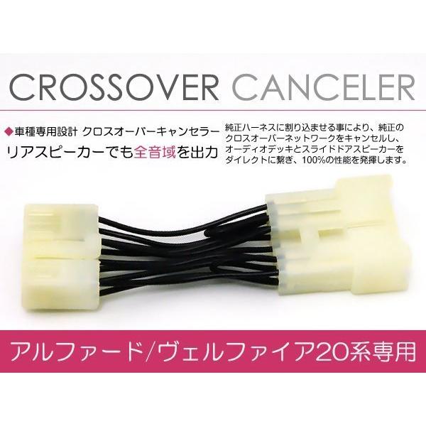 20系 ヴェルファイア クロスオーバーキャンセラー リアスピーカー