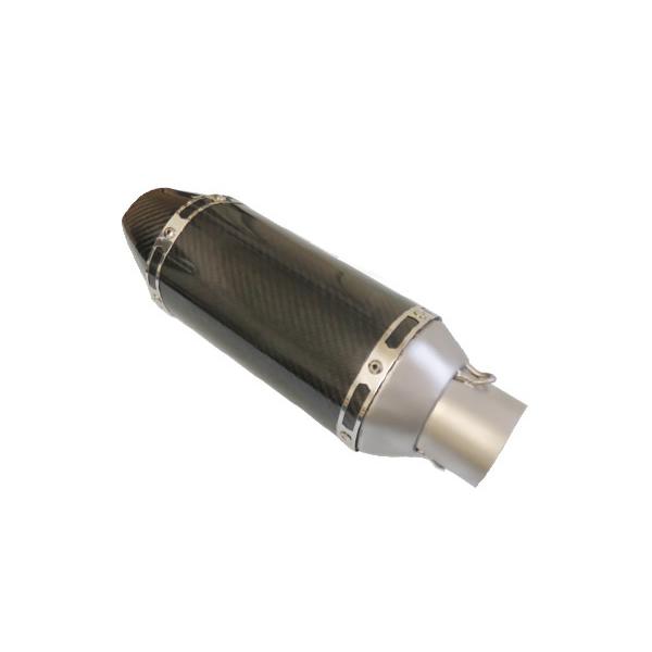 AKRAPOVIC 汎用サイレンサー　60.5 アクラポビッチ風60.5 サイレンサー 全長約395mm カーボン小 バイク