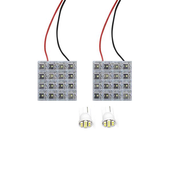 メール便送料無料 エクシーガ YA4 パノラマルーフ付車専用 LEDルームランプ FLUX 4Pセット 48発 スバル 室内 ライト 車内灯