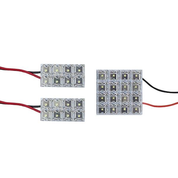メール便送料無料 インプレッサG4 GJ2・3・6・7 LEDルームランプ FLUX 3Pセット 32発 スバル 室内灯 ルームライト 車内灯