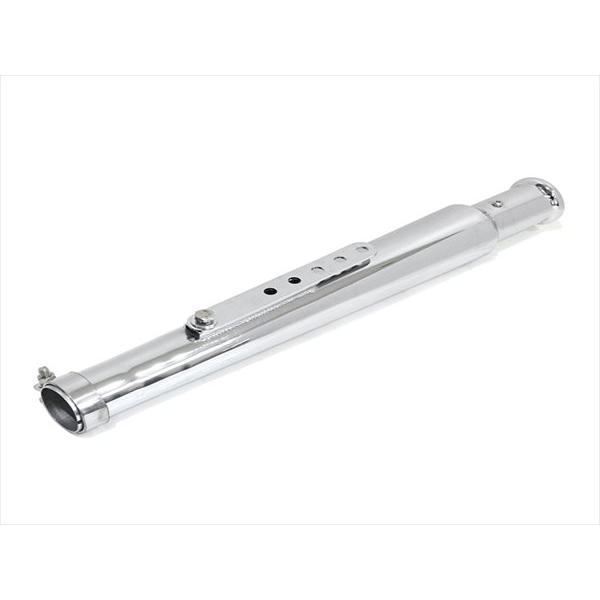 【送料無料/新品】 バイク アメリカン トランペット スリップオンマフラー 540mm パーツ