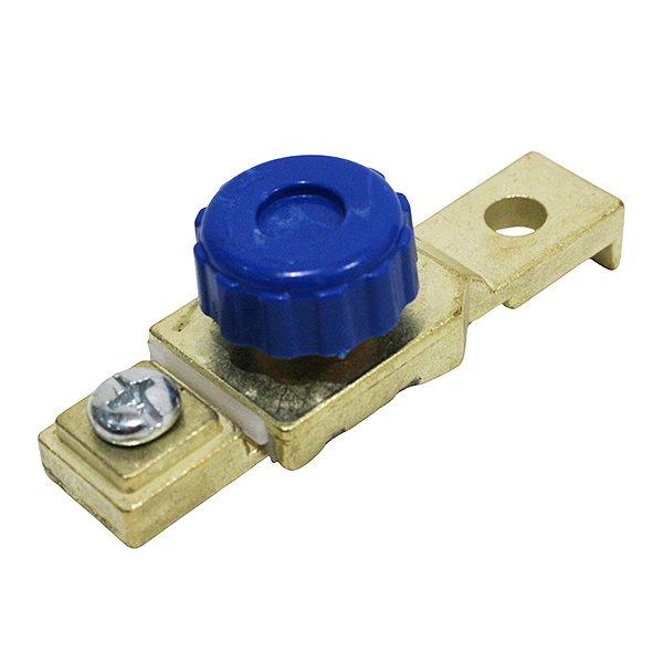 【 バイク用 ダイヤル式 バッテリーキルスイッチ 端子穴6mm 1個 】オートバイ用のバッテリー電源オフスイッチ◎コンパクトだから狭いスペースでも取り付け可能！◎ダイヤルを回すだけでマイナス端子のON/OFF切替え簡単！◎バッテリー上がり防...