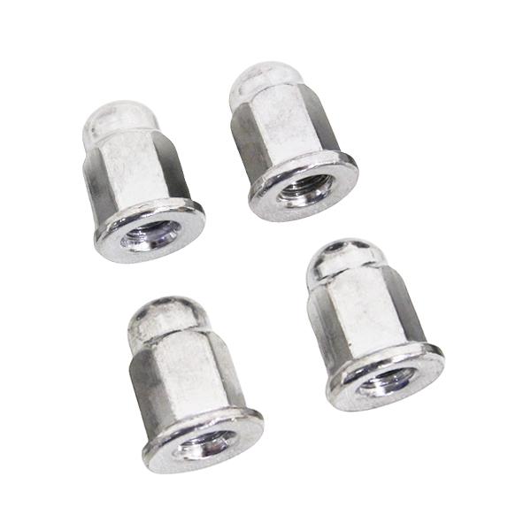 マフラーナット M6 ピッチ1.0 全長17mm 4個セット 新品 マフラー