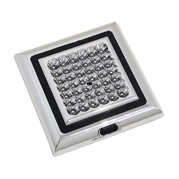 12V専用 明るい！LED 角型 カー シャンデリア 42連発 汎用 ルーム