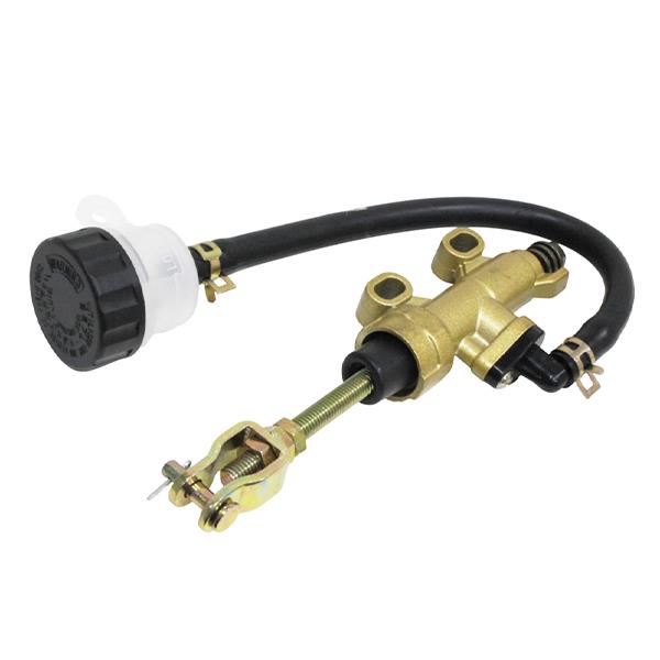 バイク リア マスターシリンダー ブレーキマスター リア タンク 一体型 ホース ピストンサイズ 1/2 ATV 四輪バギー FZ250 TZR R1-Z FZR SRX