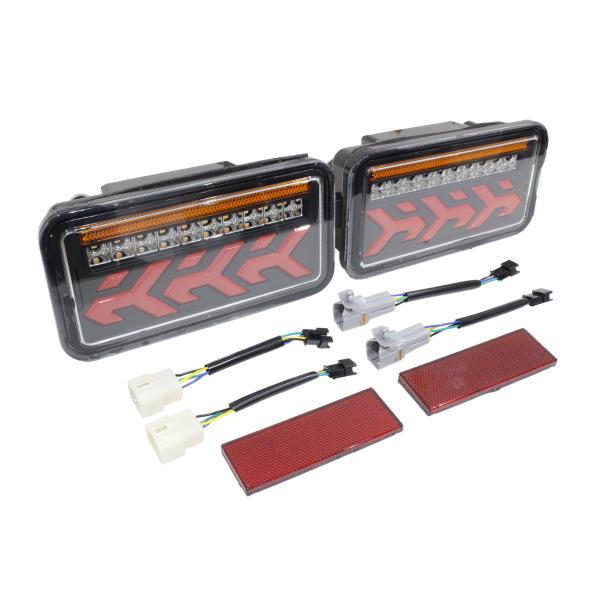 スズキ キャリイ トラック DA16T DA63T H25.9〜 LED テールランプ 左右セット シーケンシャル 流れるウインカー オープニング機能
