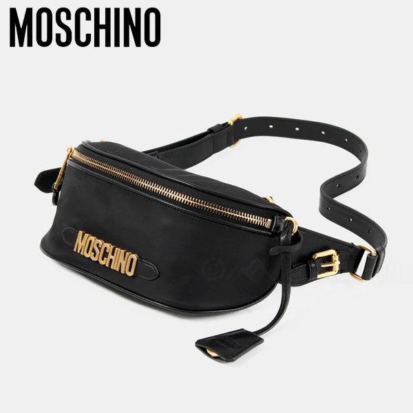 MOSCHINO ボディバッグ ブラック MOSCHINO モスキーノ ボディバック ブラック 入園 入学 就職 母