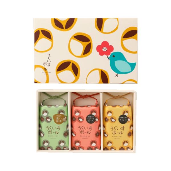 ＜うぐいすボール＞ 植垣米菓が作るプレミアムうぐいすボール。販売当時の伝統製法を復活させた手揚げのうぐいすボール専門店でございます。職人が心を込めて一つ一つ作る手揚げならではの素朴な味わいがお口のなかではじけます。