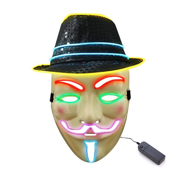 Led 光る アノニマス マスク ガイ フォークス グイド フォークス マスク お面 仮面 光る帽子セット ハロウィン イベント 仮装 パーティー サプライズ 小道具 Buyee Buyee 提供一站式最全面最专业现地yahoo Japan拍卖代bid代拍代购服务 Bot Online