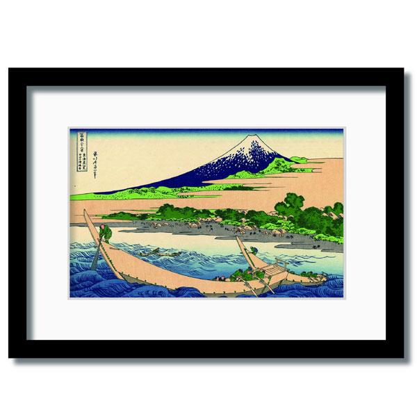 アートパネル 浮世絵 葛飾北斎/富嶽三十六景/東海道江尻田子の浦略図 