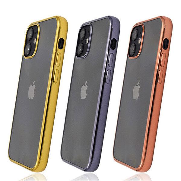 Iphone 12 Mini ケース バンパー 耐衝撃 おしゃれ Iphone12 ミニ カバー アイフォン12 ミニ スマホケース メタリックバンパー ソフトクリアケース Plus H 通販 Yahoo ショッピング