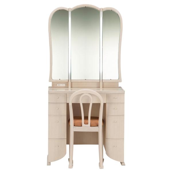 ｌｅｄ ハリウッドミラー 鏡台 デスク 型番 Mf3h22 三面鏡 女優ミラー スツール 姫系 日本製 ドレッサー 鏡台 スツール 化粧台 国産 可愛い 開梱 設置 送料無料 型番 Mf3h22 Mf3h22 Plus Oneメーカー公式ストア