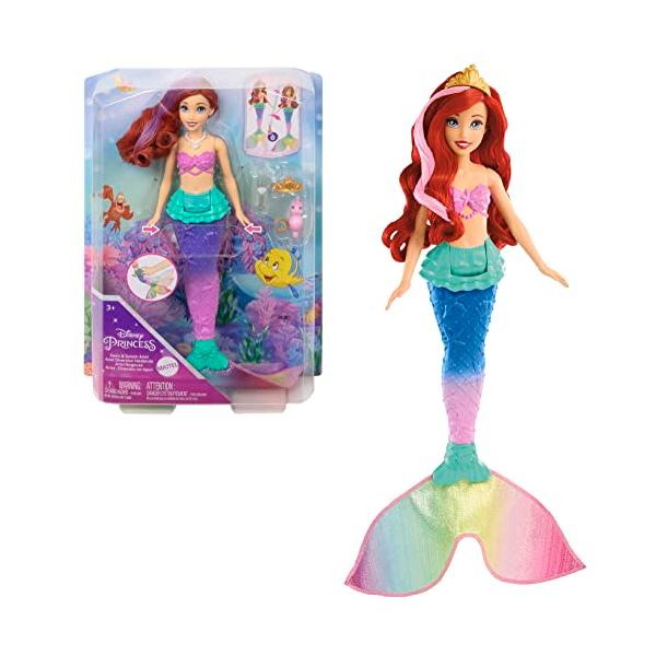マテルMATTEL ディズニーDisney/ディズニープリンセスDisney Princess アリエル およがせてあそべる! マーメイド人形・