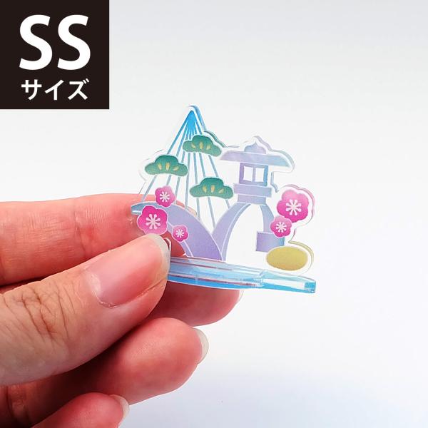SSサイズ アクリルスタンド 兼六園 カラータイプ