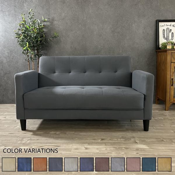 ソファー ソファ 2人掛けソファ ローソファー レザーファブリック