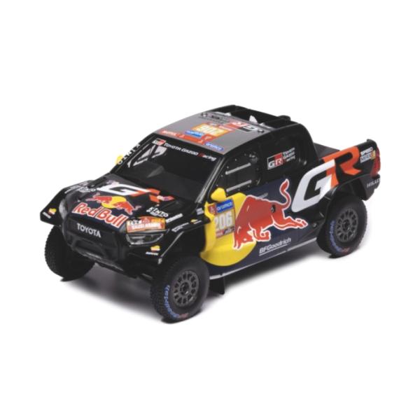 ixo（イクソ） 1/43 トヨタ GR DKR ハイラックス EVO T1U 2024 ダカールラリー #206 L.モラエス/A.モンレオン ミニカー
