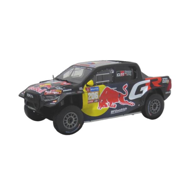 ixo（イクソ） 1/18 トヨタ GR DKR ハイラックス EVO T1U 2024 ダカールラリー #206 L.モラエス/A.モンレオン ミニカー