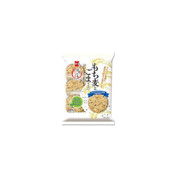 岩塚製菓 もち麦とごませんべい 10枚入 11 24 プラスワンショップ 通販 Yahoo ショッピング