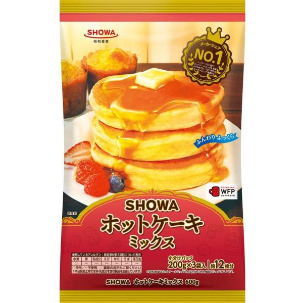 昭和産業 Showa ホットケーキミックス 600g 0g 3袋入 13 6309 プラスワンショップ 通販 Yahoo ショッピング