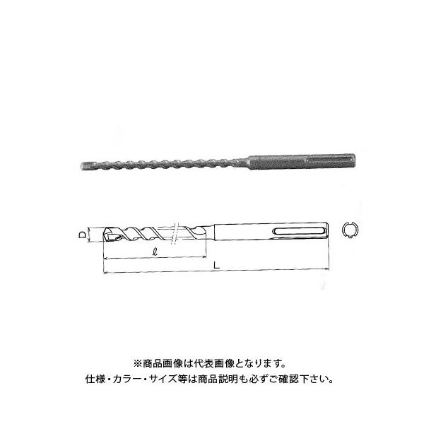 関西工具製作所 SDS-max シャンク・ハンマードリルビット 25.0mm (D) x