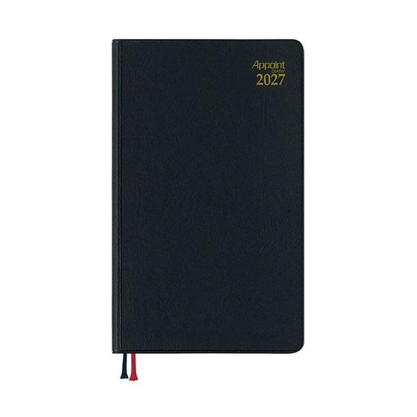 (メール便可) 2027 アポイント 1W+横罫 ブラック ダイゴー E1010(2027)