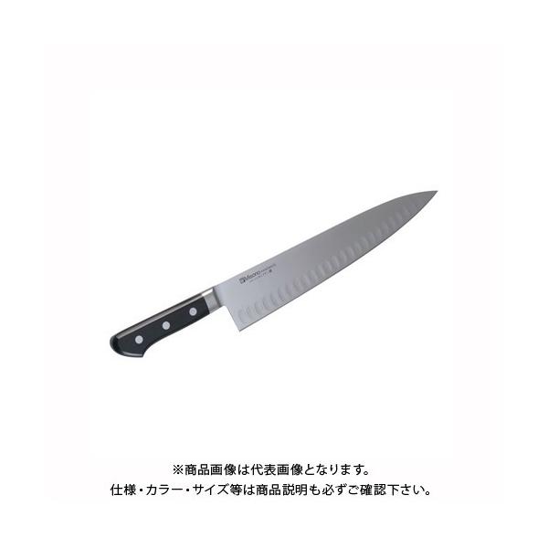 関の刃物 サーモン牛刀 200mm クロムモリブデン ディンプル 両刃万能 包丁 関の刃物 サーモン牛刀 200mm クロムモリブデン ディンプル 両刃