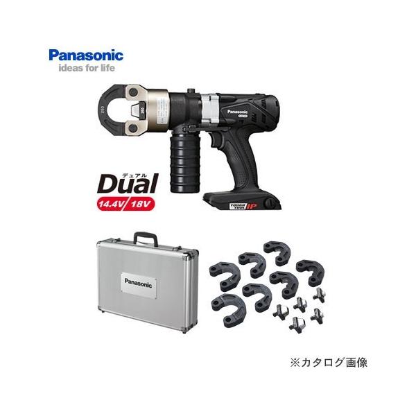 Panasonic パナソニック 14.4V 18V 充電圧着機 Dual (黒 Panasonic パナソニック 14.4V 18V 充電圧着機 Dual (黒
