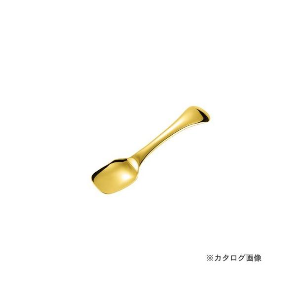 アサヒ 食楽工房 melt 純銅製アイスクリームスプーン（スクエア／ゴールド） CIS-1G