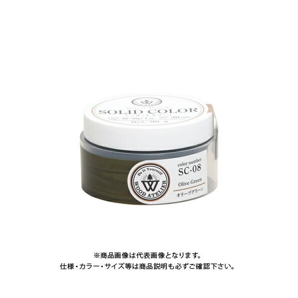 �a�M�y�C���g Wood Atelier �\���b�h�J���[ SC-08 �I���[�u�O���[�� 90g #800828