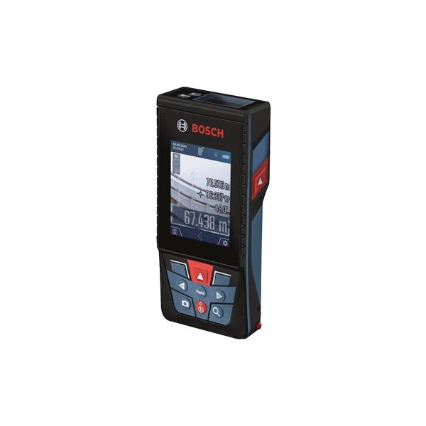 【メーカー】●ボッシュ(株)【特長】●データ転送レーザー距離計です。●測定画面の撮影ができるカメラ機能です。●8倍ズームファインダーで屋外測定が可能です。●大きく見やすい2.8インチカラー液晶画面です。●スマートフォン、タブレットPCに連動...