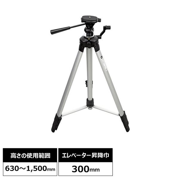 シンワ シンワ測定 三脚 ハンドル式エレベーター E1/4″ねじ雲台付