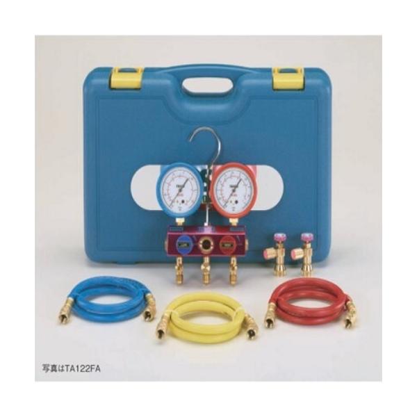 �^�X�R TASCO R410A/R32�}�j�z�[���h�Z�b�g(�Q�[�W�J�o�[�t) TA122FA