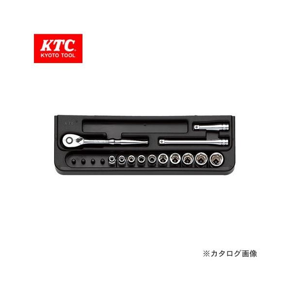 京都機械工具 KTC 6.3sq.ソケットレンチセット TB210B インチ 13点