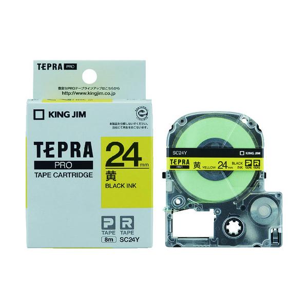 KING JIM �y�����z�u�e�v���vPRO�e�[�v 24mm �����x��/������ ����8m SC24Y