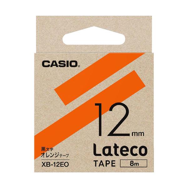 �J�V�I ���e�R(Lateco)��p�l�ߑւ��e�[�v 12mm �I�����W�e�[�v�ɍ����� XB12EO