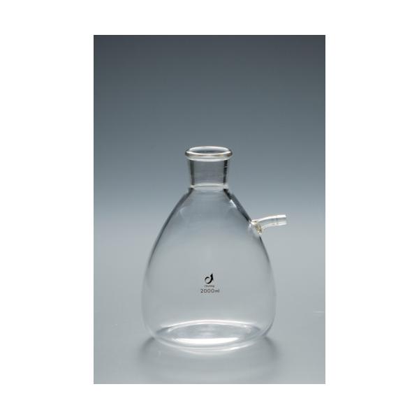 ■Climbing 64000 吸引ろ過瓶(ゴム管止め用) 5000ML〔品番:6400008〕【2446317:0】[店頭受取不可] クライミング 64000 吸引ろ過瓶(ゴム管止め用) 5000ML 64000-08