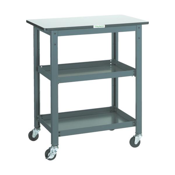 (�����i)TRUSCO WHT�^��Ƒ�⏕�e�[�u�����S�� 600X600XH900 WHT-6060H