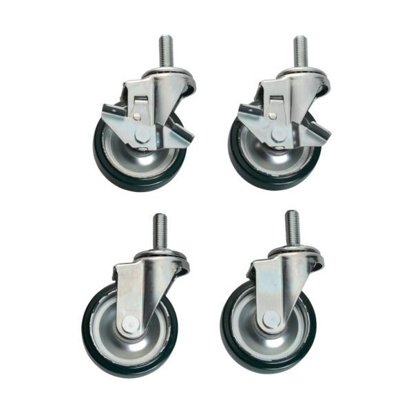 (運賃見積り)(直送品)TRUSCO 作業台用キャスターセット Φ100ウレタン車 EW-100CU