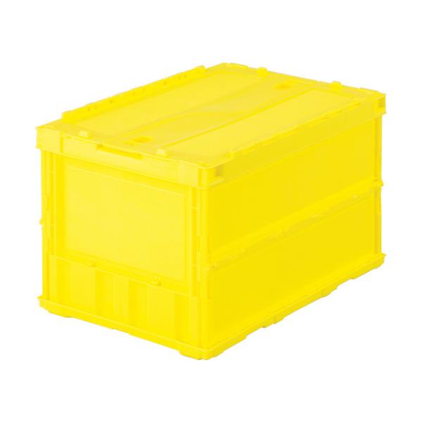 TRUSCO ���^�܂肽���݃R���e�i �I���R�� 50L ���b�N�t�^�t �C�G���[ �� TR-C50B:Y