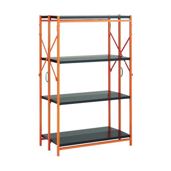 (�����ʓr)(�����i)TRUSCO �����^�b�`���b�N W915X450XH1368 4�i ��X�I�����W TR-5344-BK