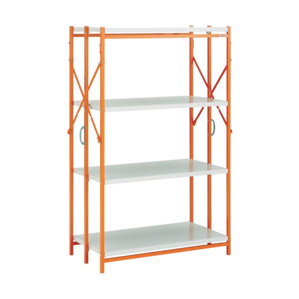 (�����ʓr)(�����i)TRUSCO �����^�b�`���b�N W915XD450XH1368 4�i ��X�I�����W TR-5344-W