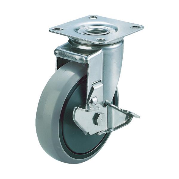 ���[�G�C �v���[�g�� ���� �X�e�����X�L���X�^�[ �E���^�� �ԗ֌a130mm �X�g�b�p�[�t�� J�^�C�v SUS-J2-S�^ ��t���@80×80(75×75) SUS-GUJ2-130S