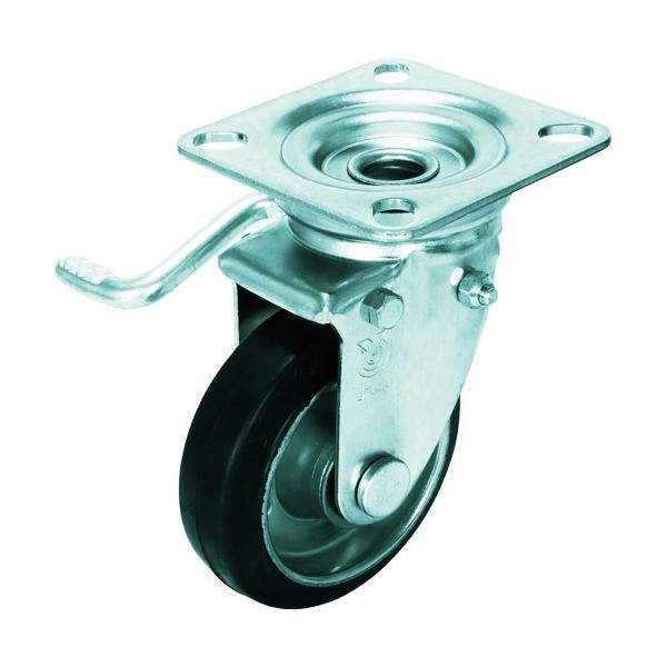 ���[�G�C �v���[�g�� ���� �L���X�^�[ �S�� �ԗ֌a100mm �X�g�b�p�[�t�� J�^�C�v JB(L)�^ ��t���@74×74(67×67) WJB-100L