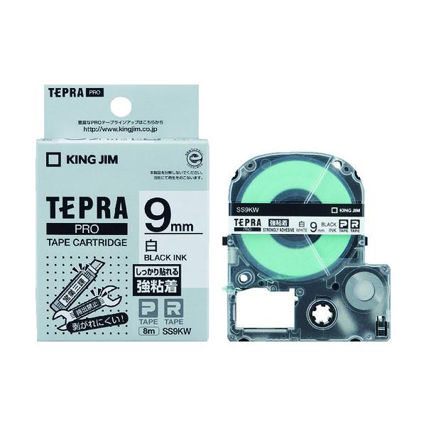 KING JIM �y�����z�u�e�v���vPRO�e�[�v 9mm ���S�����x�� �����x��/������ ����8m SS9KW