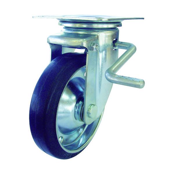 ���[�G�C �v���[�g�� ���� �L���X�^�[ �S�� �ԗ֌a130mm �X�g�b�p�[�t�� PM�^�C�v PMS-LB(R)�^ ��t���@90×90(80×80) PMS-130WBLB(R)