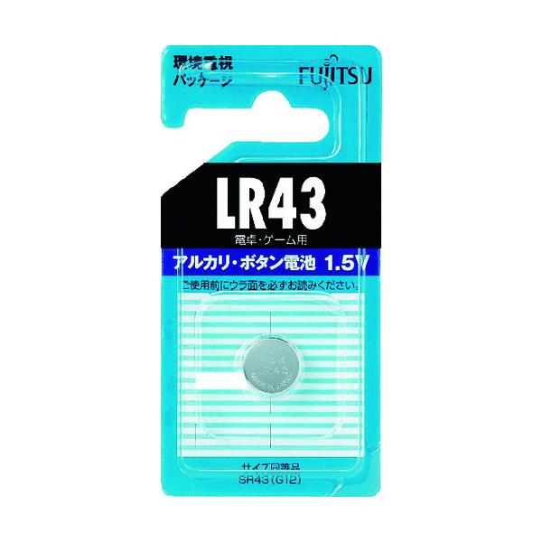 �x�m�� FDK �x�m�� �A���J���{�^���d�r LR43 (1��=1PK) LR43C-B