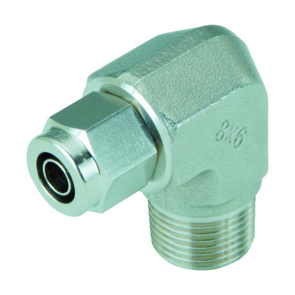 �s�X�R SUS316���t�p�� �G���{�`���[�u �`���[�u6×4 �ڑ����aR1/8 NSL0640-01